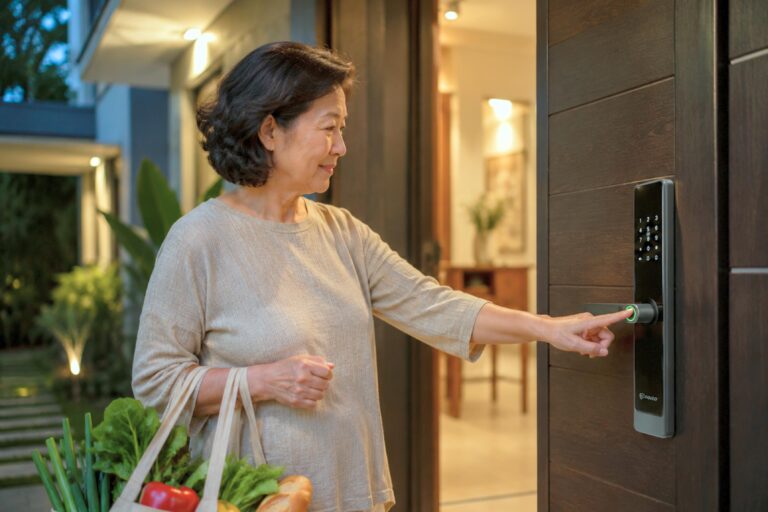 How do smart door locks work